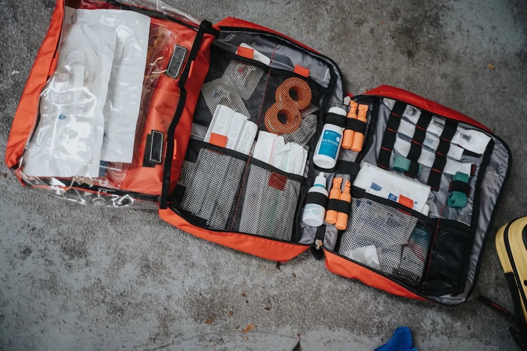 Trousse à pharmacie de voyage